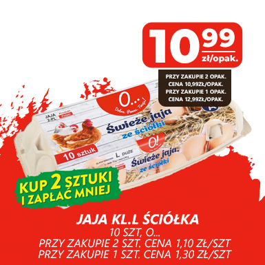 MW jaja ściółkowe