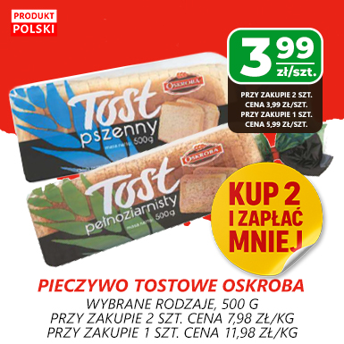 HIT CHLEB TOSTOWY