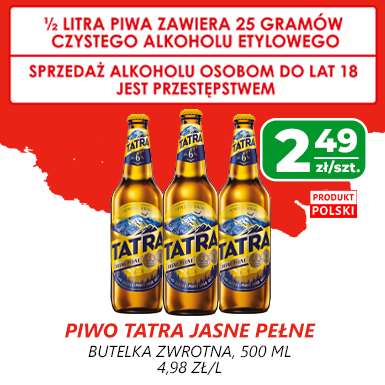 piwo tatra