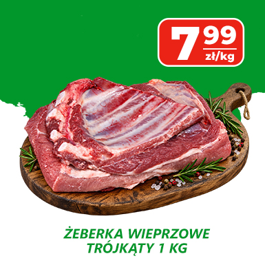 żeberka trójkąty